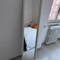Specchio IKEA NISSEDAL bianco 40x150 cm