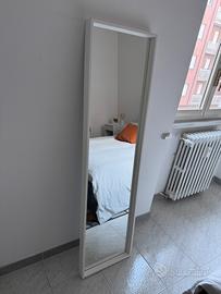 Specchio IKEA NISSEDAL bianco 40x150 cm