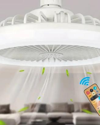 2 ventilatori + luce nuovi, silenziosi un solo tlc