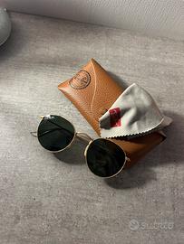 Occhiali Ray-Ban tondi oro – modello Round Metal