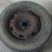 Cerchi acciaio 5 fori con gomme 185 60 14