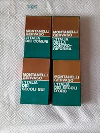 Quattro volumi storia d'italia Montanelli Gervaso