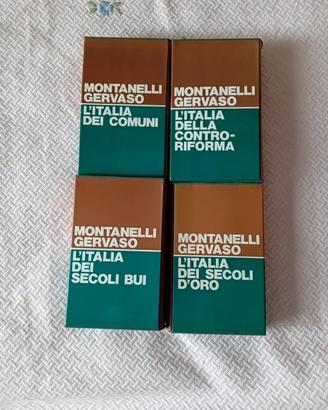 Quattro volumi storia d'italia Montanelli Gervaso