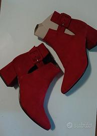 stivaletti scamosciati Rossi numero 37