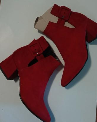 stivaletti scamosciati Rossi numero 37