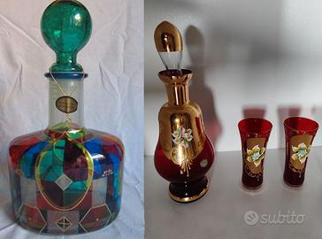 Servizio in vetro di Murano