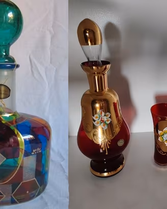 Servizio in vetro di Murano