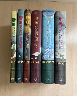 Lotto 6 Libri Harry Potter MottoinLatinoMancaVol6