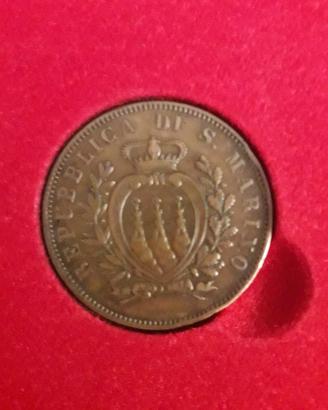 Moneta San Marino 1894