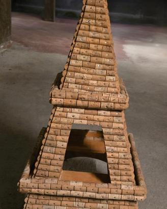 Scultura tappi di sughero