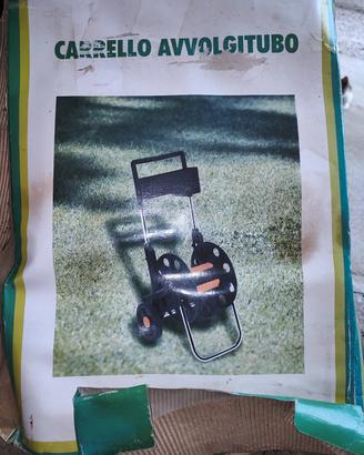 carrello avvolgi tubo da giardino 