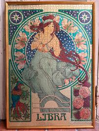 Mucha Puzzle EG 1500pz seta Zodiaco Libra