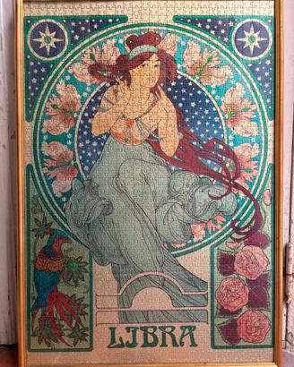 Mucha Puzzle EG 1500pz seta Zodiaco Libra