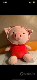 Peluche Maiale Fragola Miniso + omaggio