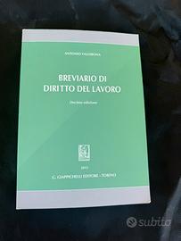 Breviario del diritto del lavoro