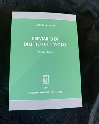 Breviario del diritto del lavoro