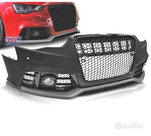 PARAURTI ANTERIORE AUDI A5 11-16 LOOK RS5 NERO PDC