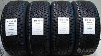 4 GOMME 215 45 17 DUNLOP A1944