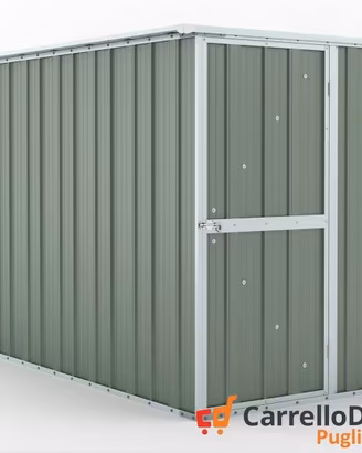 deposito attrezzi box giardino 175x307 verde