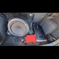 Subwoofer 38 e amplificatore hertz