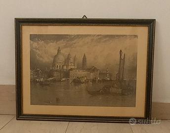 Stampa di Venezia con cornice