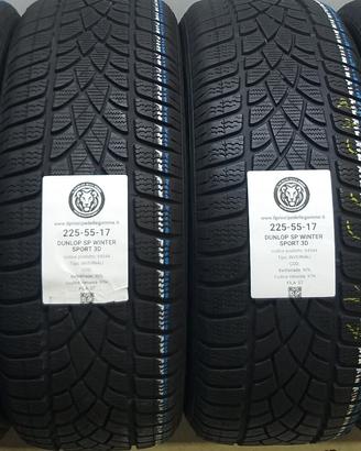 4 GOMME 225 55 17 DUNLOP A64544