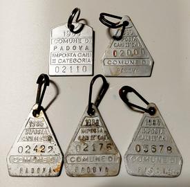 Medaglietta imposta cani  Comune di Padova