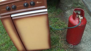 Liquigas 4 fuochi con bombola