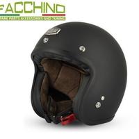 casco jet nero opaco Gasoline cafe racer
