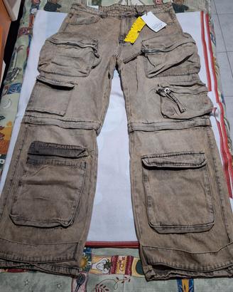 pantaloni cargo uomo "always jeans" taglia M/L