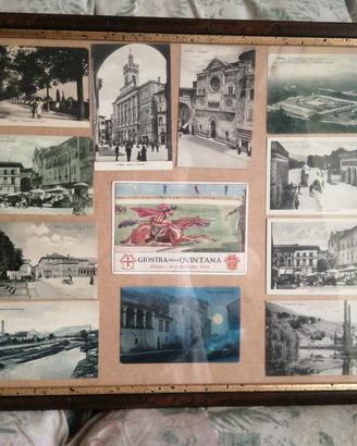 Cartoline Foligno  in cornice