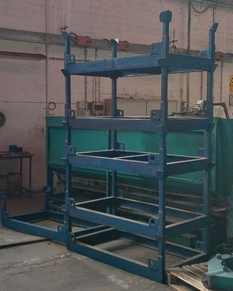 Palette impilabili porta profili in ferro