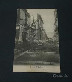 Cartolina d'epoca Terremoto Palmi 1908