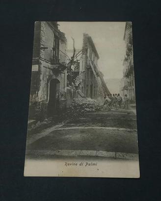 Cartolina d'epoca Terremoto Palmi 1908