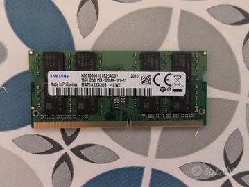 RAM  16 GB DDR4 3200 MHz PC4-25600 1,2 V