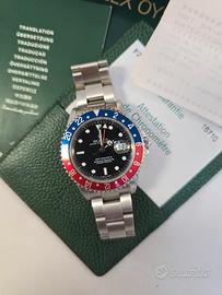 Rolex Gmt Master II Pepsi 2004 B&P