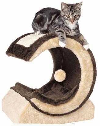 Tiragraffi cuccia LUNA con gioco - NUOVO