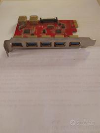 Scheda usb PCI + Cavo ottico + Fibra Ottica