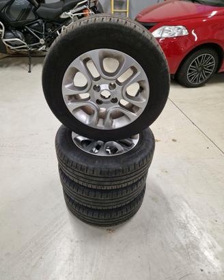 175/65/14 gomme estive + cerchi ORIGINALI Fiat
