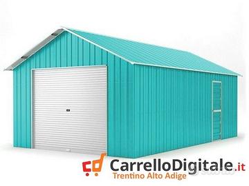 Baracca cantiere 438x724 con saracinesca azzurro