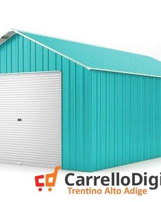 Baracca cantiere 438x724 con saracinesca azzurro