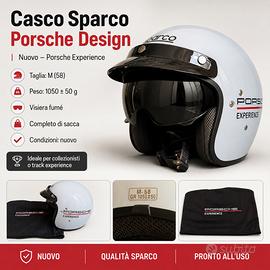 Casco Sparco Porsche nuovo taglia M 58
