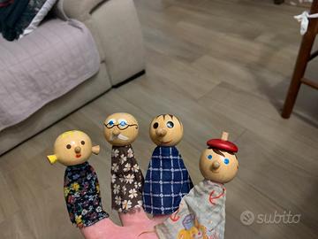 Marionette legno vintage