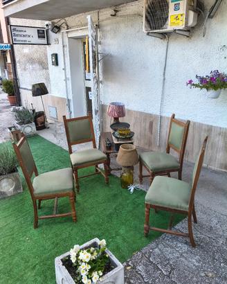 4 Sedie Antiche Primi 900 Da Restaurare Come Da Fo
