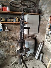  trapano a manovella antico