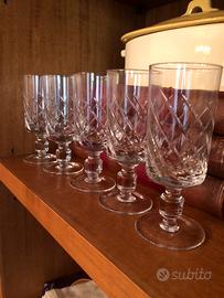 Bicchieri per brut stile anni 80