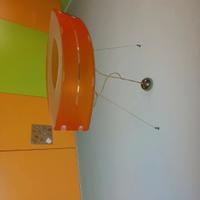 lampadario arancione 