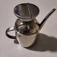 Oliera Ipac acciaio inox18/10,altezza 12cm. capaci