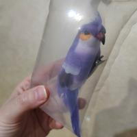 uccello artificiale viola 