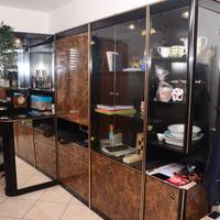 Soggiorno vintage con angolo bar 100 e